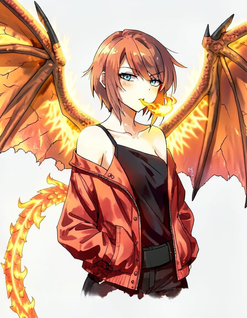 Peril, a Wings of Fire OC made on GenTube
