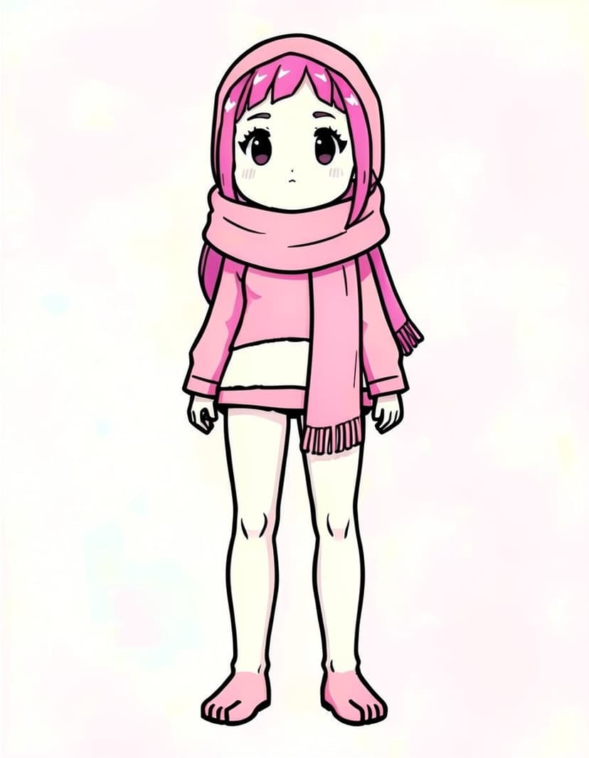 Pinklit Ember, a Deltarune OC made on GenTube