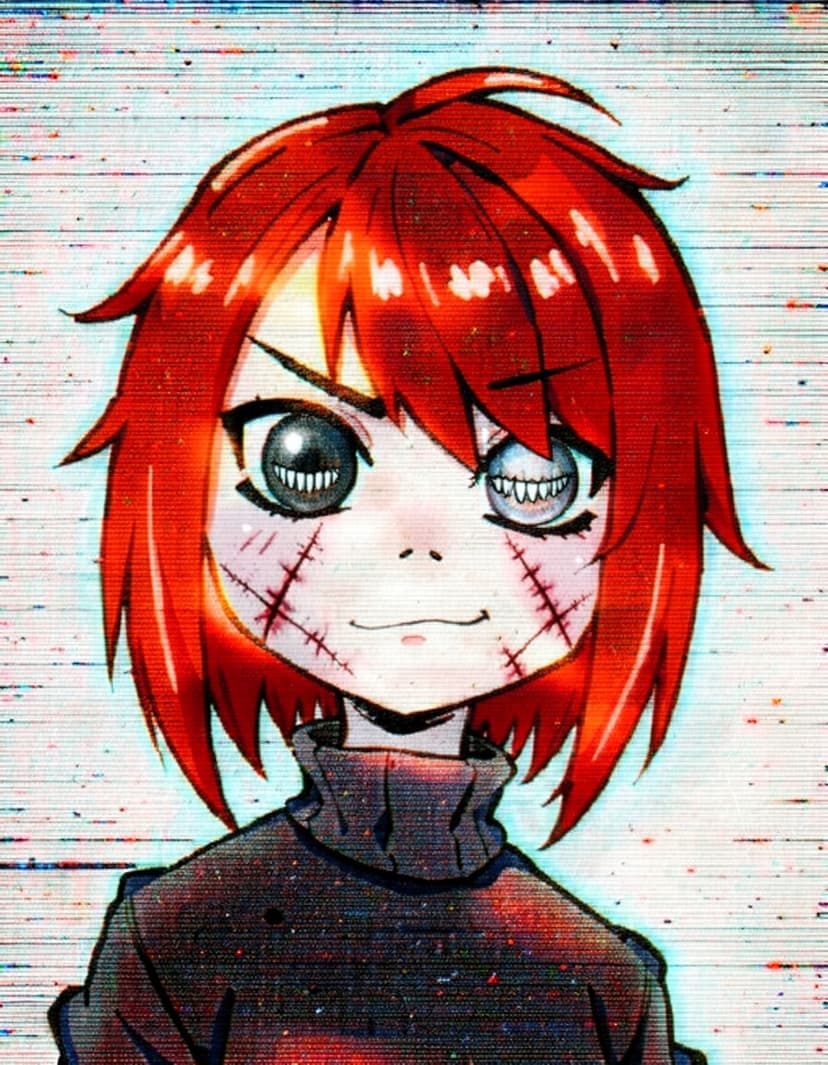Bleedsight, a Creepypasta OC made on GenTube