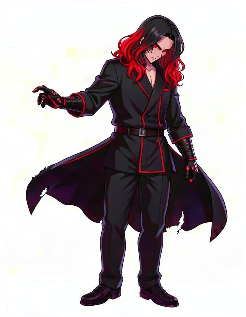 Xylis mcmahan, a Jujutsu Kaisen OC made on GenTube