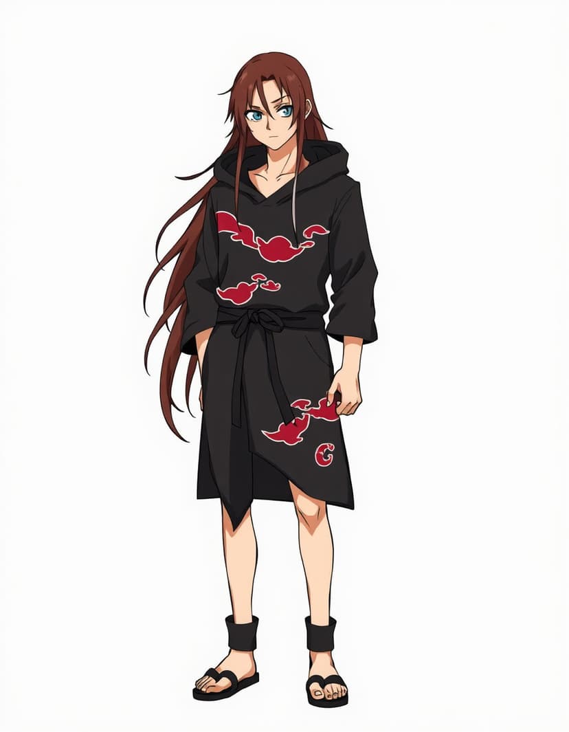 Ravencloud, a Naruto OC made on GenTube