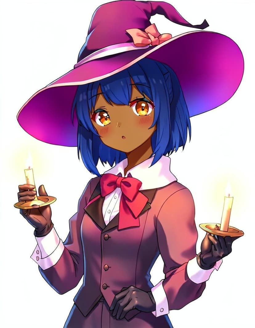 Azurea, a Waifu OC made on GenTube
