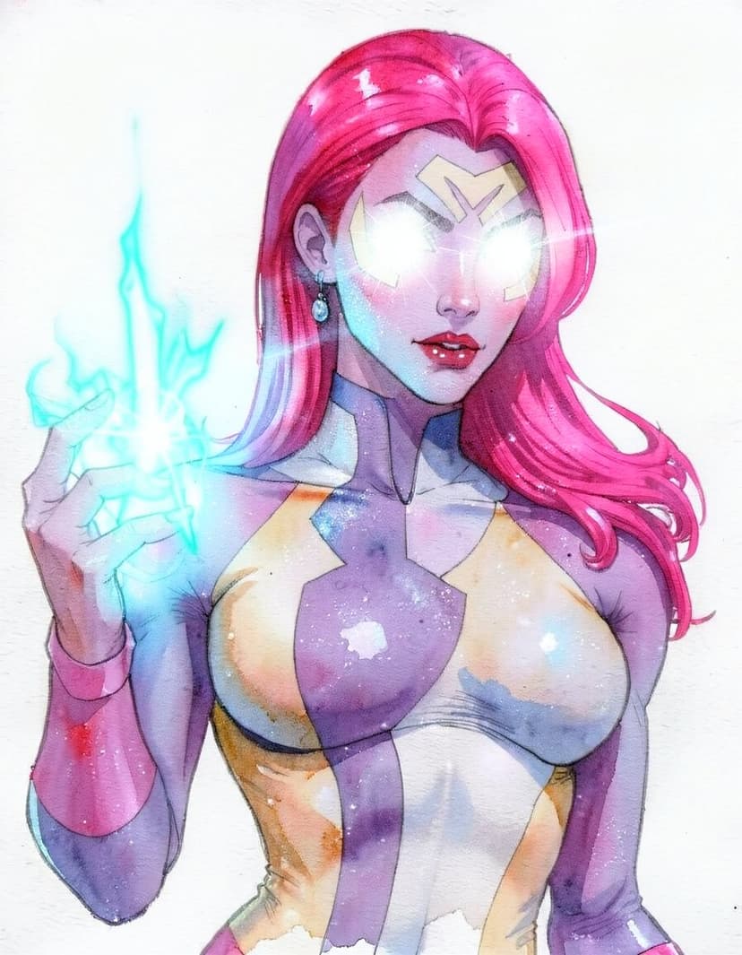 Starlume, a Marvel Superhero OC made on GenTube