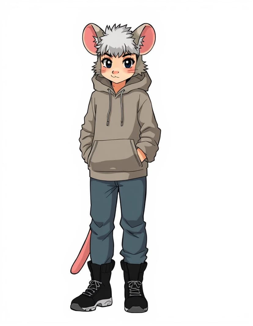 Silverleaf, a Naruto OC made on GenTube