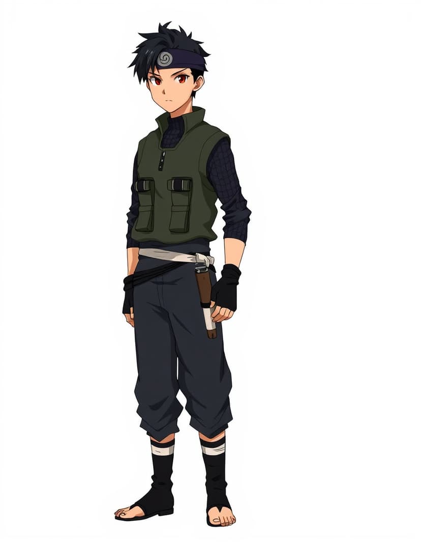 Kairo Leafblade, a Naruto OC made on GenTube