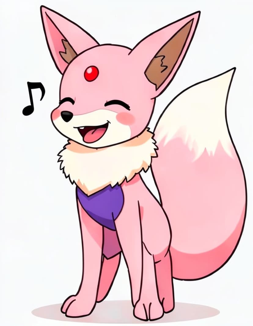 Mystickit, a Pokemon OC made on GenTube