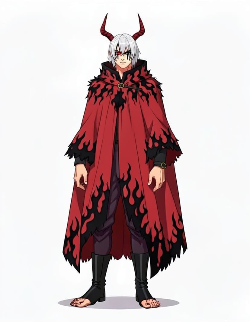 Crimson Lord, a Naruto OC made on GenTube