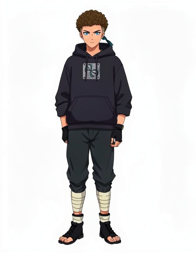 Leafshade, a Naruto OC made on GenTube