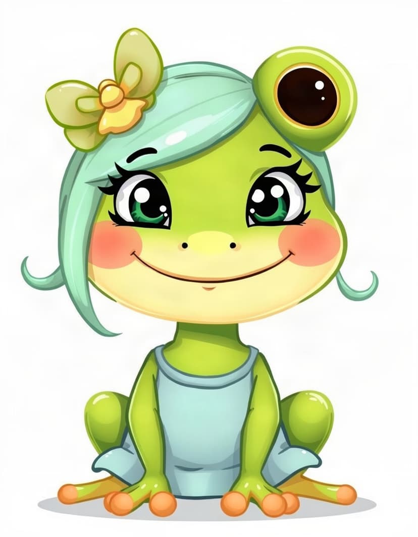 Funny Froggy, a Smiling Critters OC made on GenTube