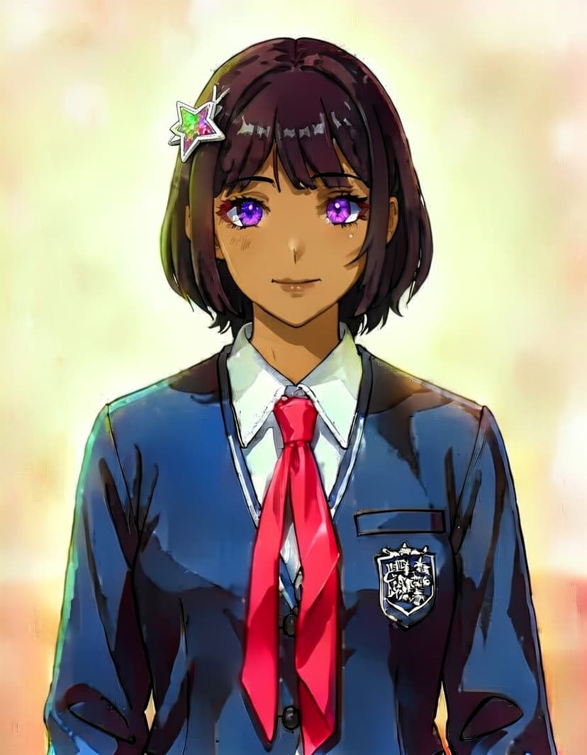 kikki, a DDLC OC made on GenTube