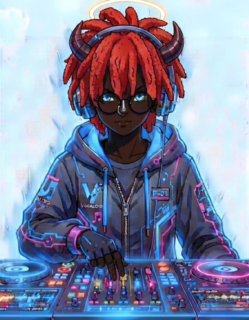 Raph, a Vocaloid OC made on GenTube