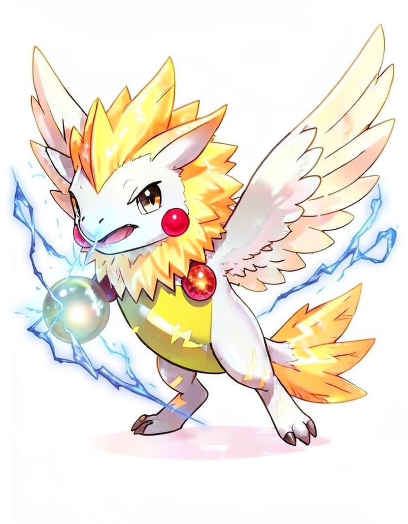 Zapshark, a Pokemon OC made on GenTube