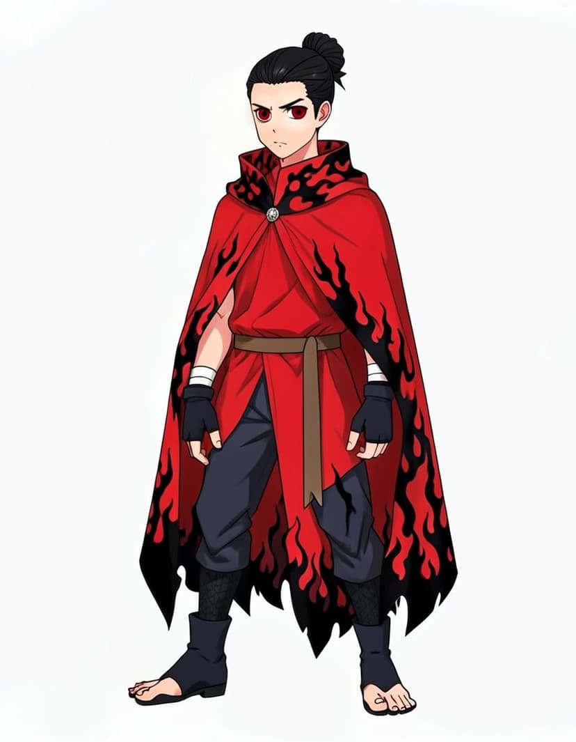 Shade Kaze, a Naruto OC made on GenTube