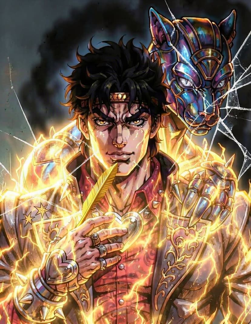 Flaming beast, a JoJo Stand OC made on GenTube