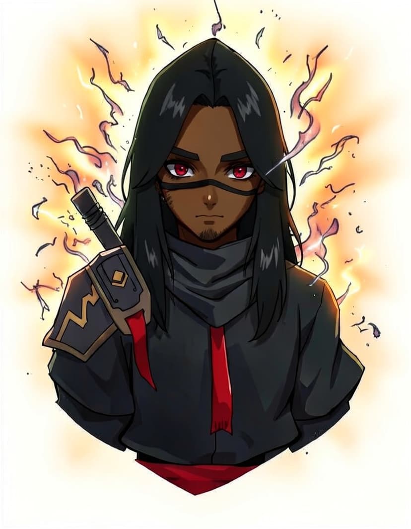 Shade Ember, a Demon Slayer OC made on GenTube