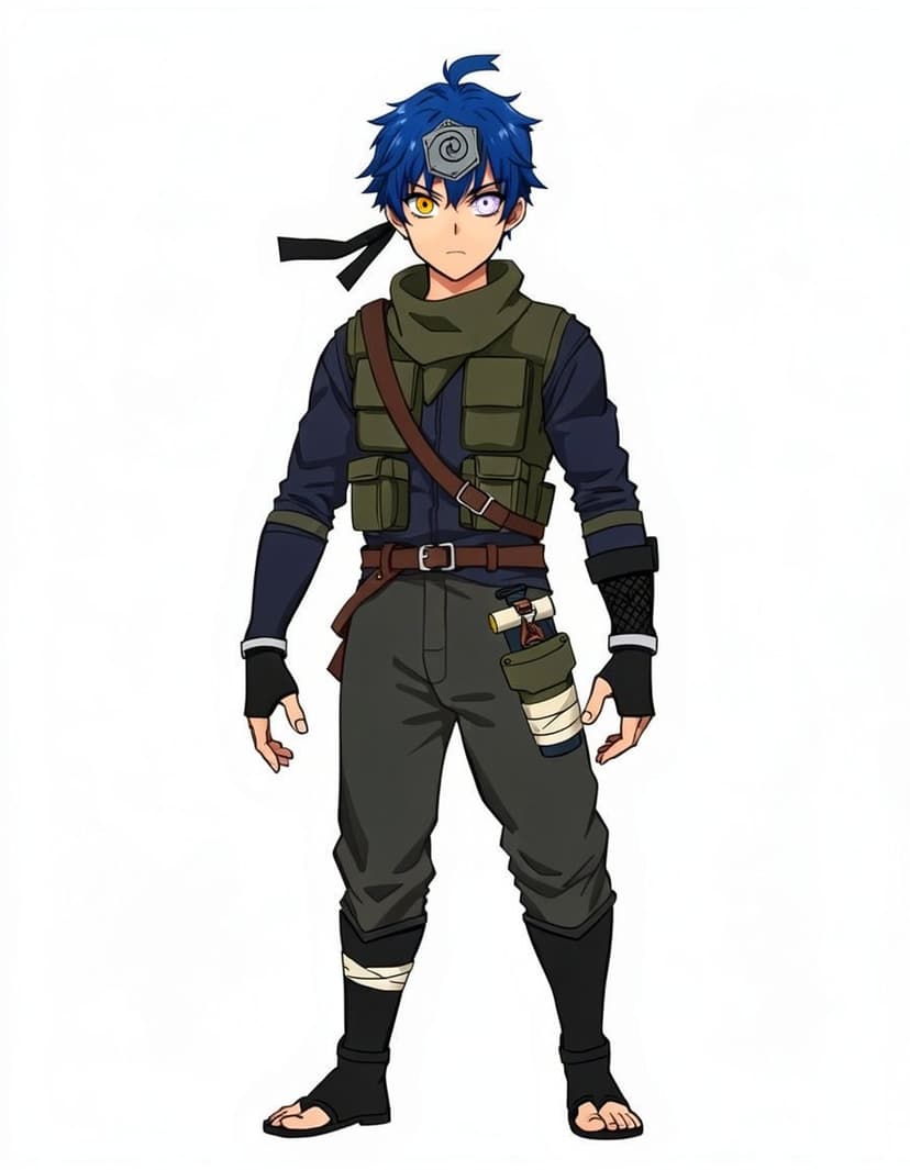 Hidden blade, a Naruto OC made on GenTube