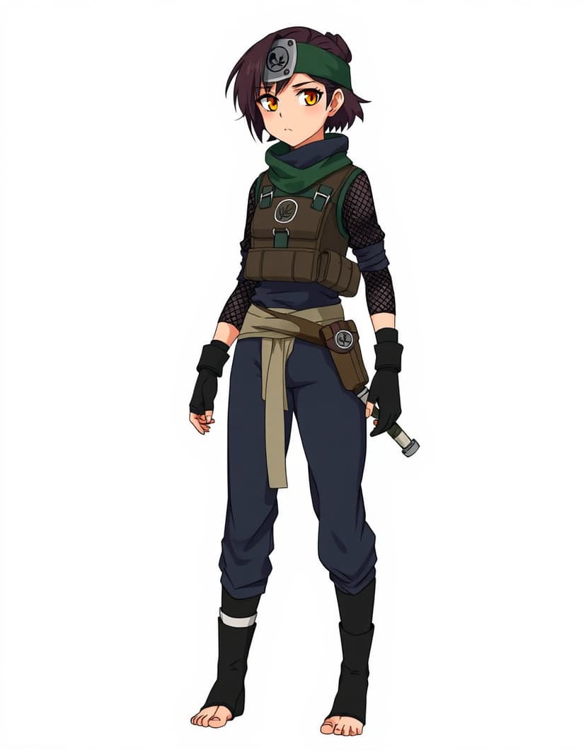 Kiri Leafblade, a Naruto OC made on GenTube