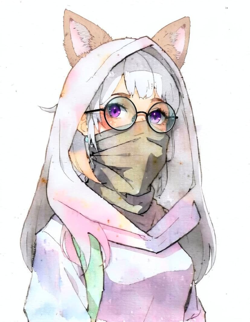 Glitchlyn, a DDLC OC made on GenTube
