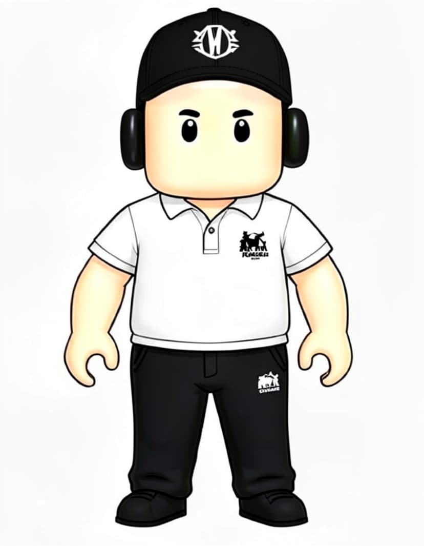 Jasper, a Roblox OC made on GenTube