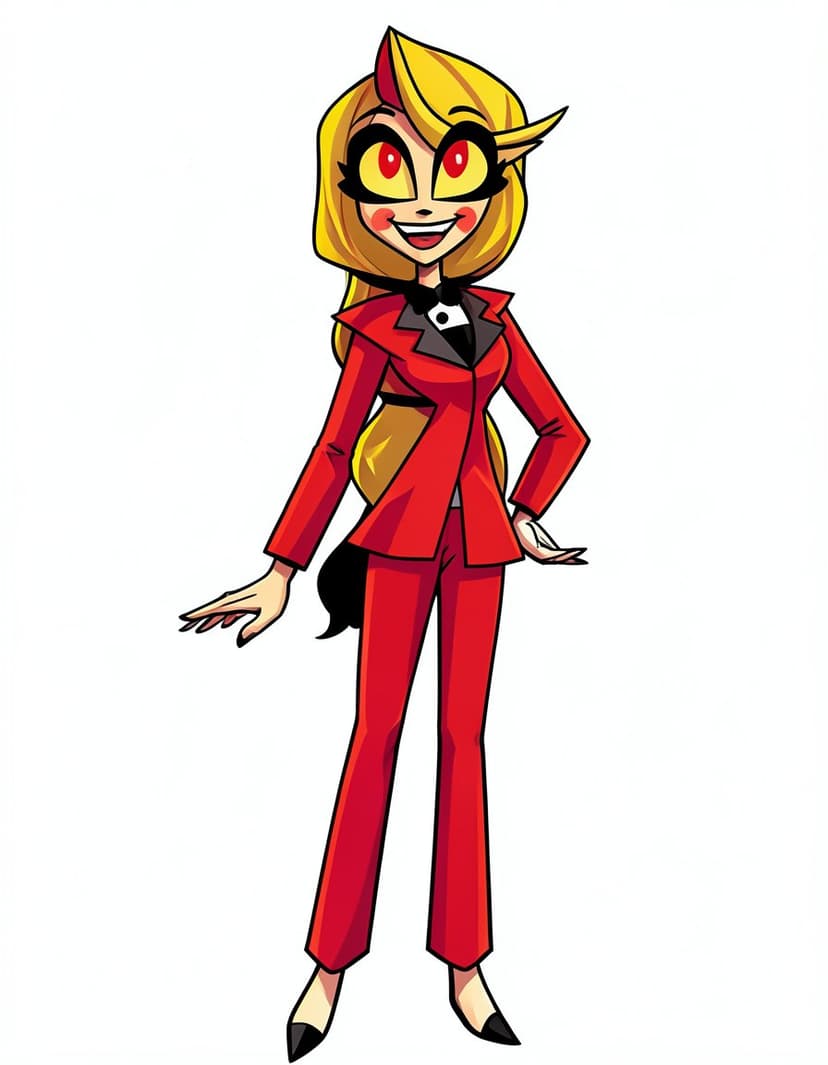 Charlie (my version), a Hazbin Hotel OC made on GenTube