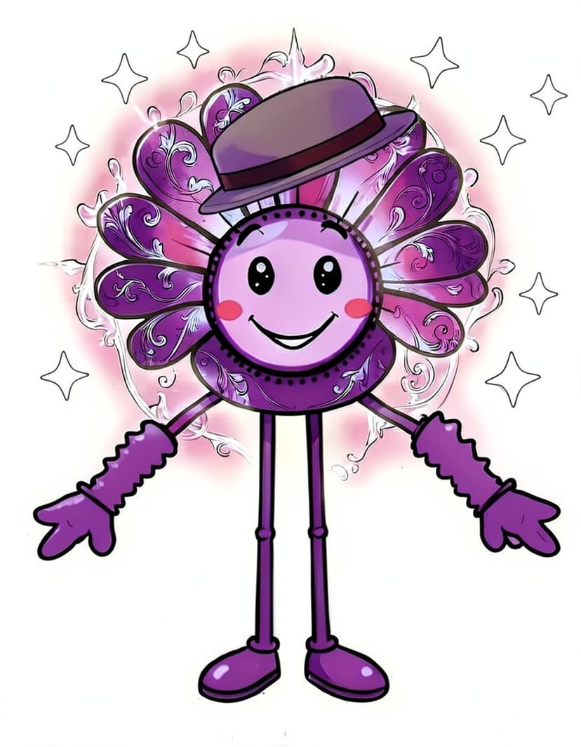 Petalvio, a Dandys World OC made on GenTube