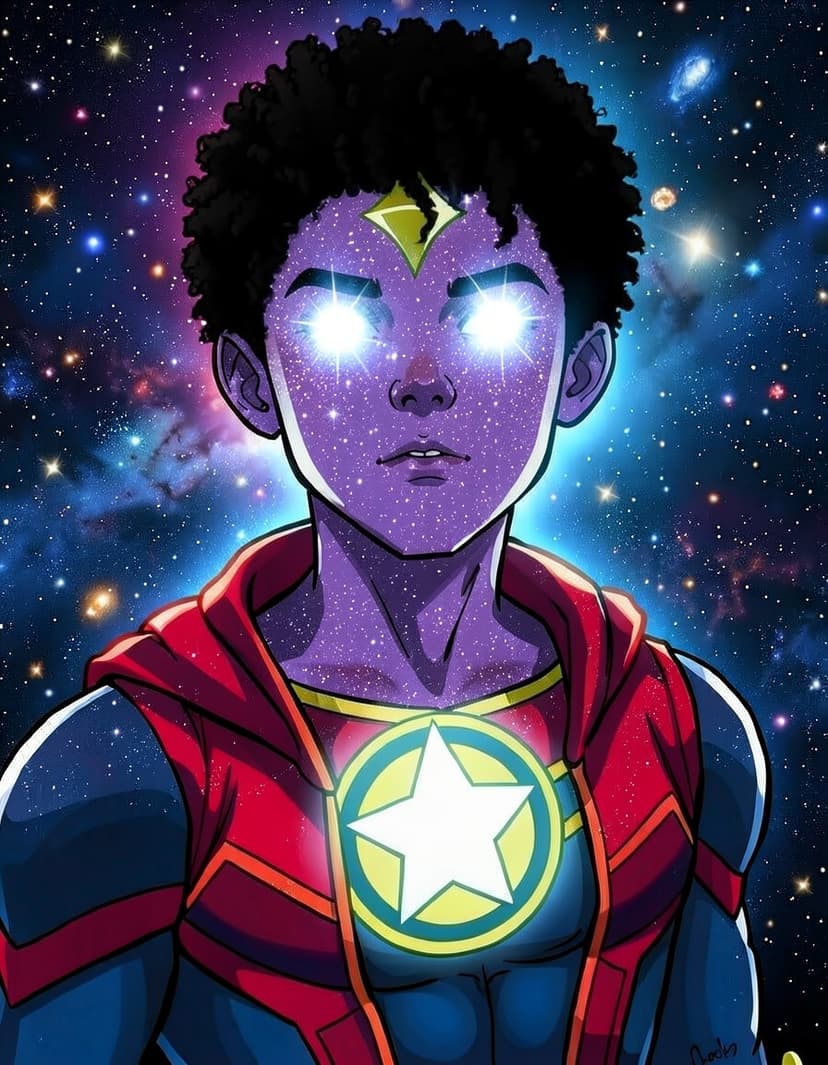 Novaflare, a Marvel Superhero OC made on GenTube