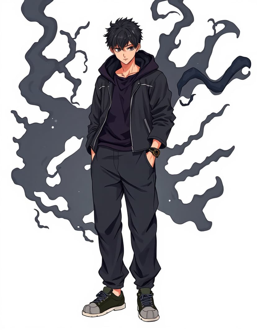Jun Fushiguro, a Jujutsu Kaisen OC made on GenTube