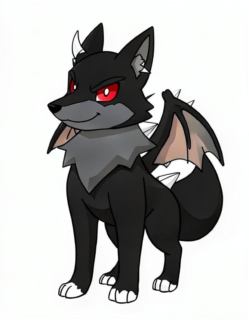 Gloomhowl, a Pokemon OC made on GenTube