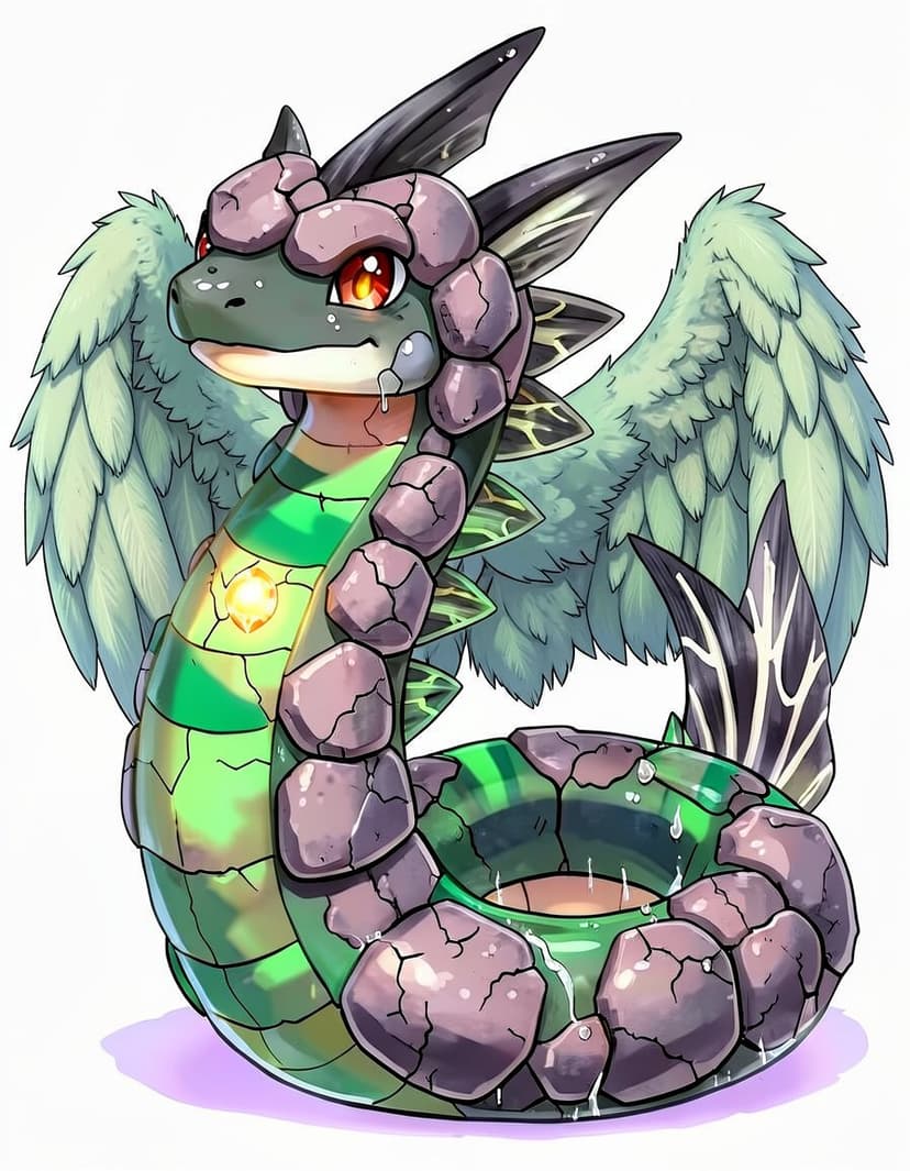 Gritviper, a Pokemon OC made on GenTube