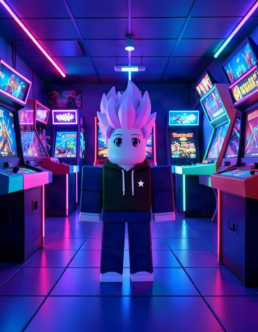 Pixelace, a Roblox OC made on GenTube