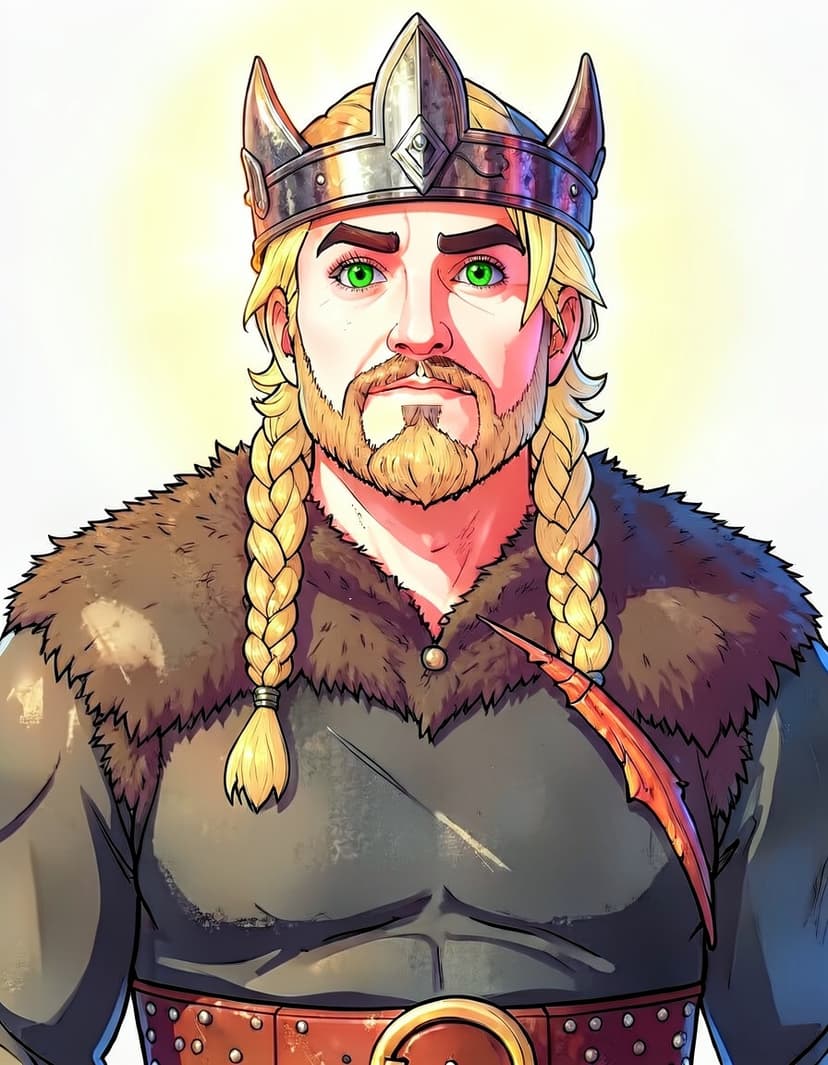 Thorin Thorasafsson, a How to Train Your Dragon OC made on GenTube