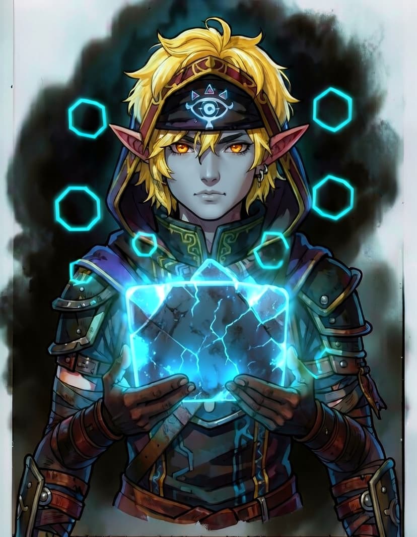Shadeblade, a Zelda OC made on GenTube