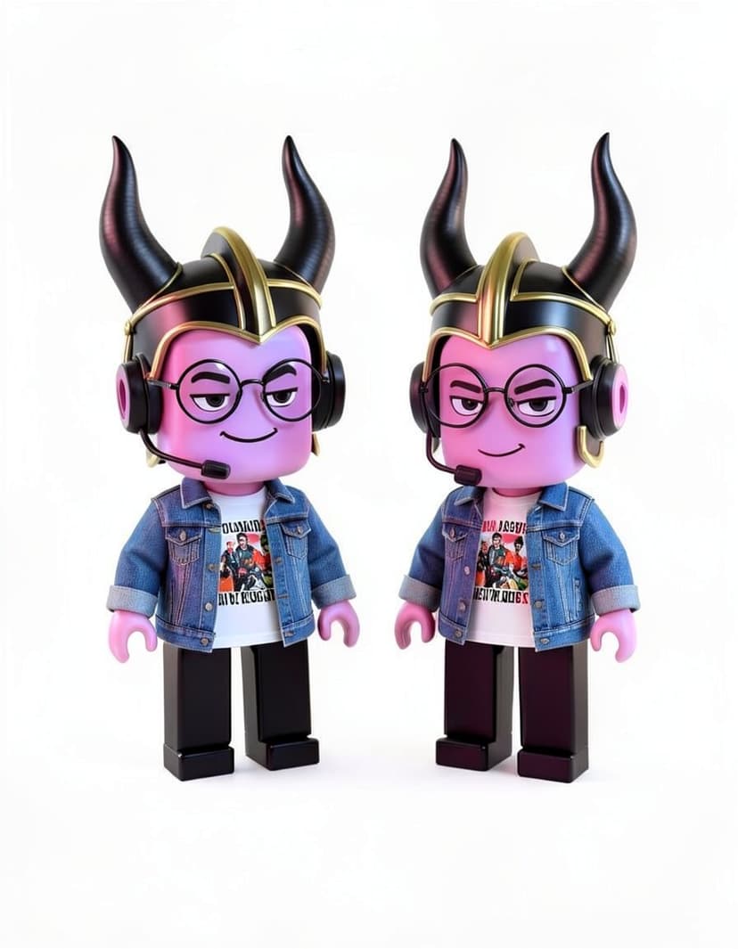 Vilou, a Roblox OC made on GenTube