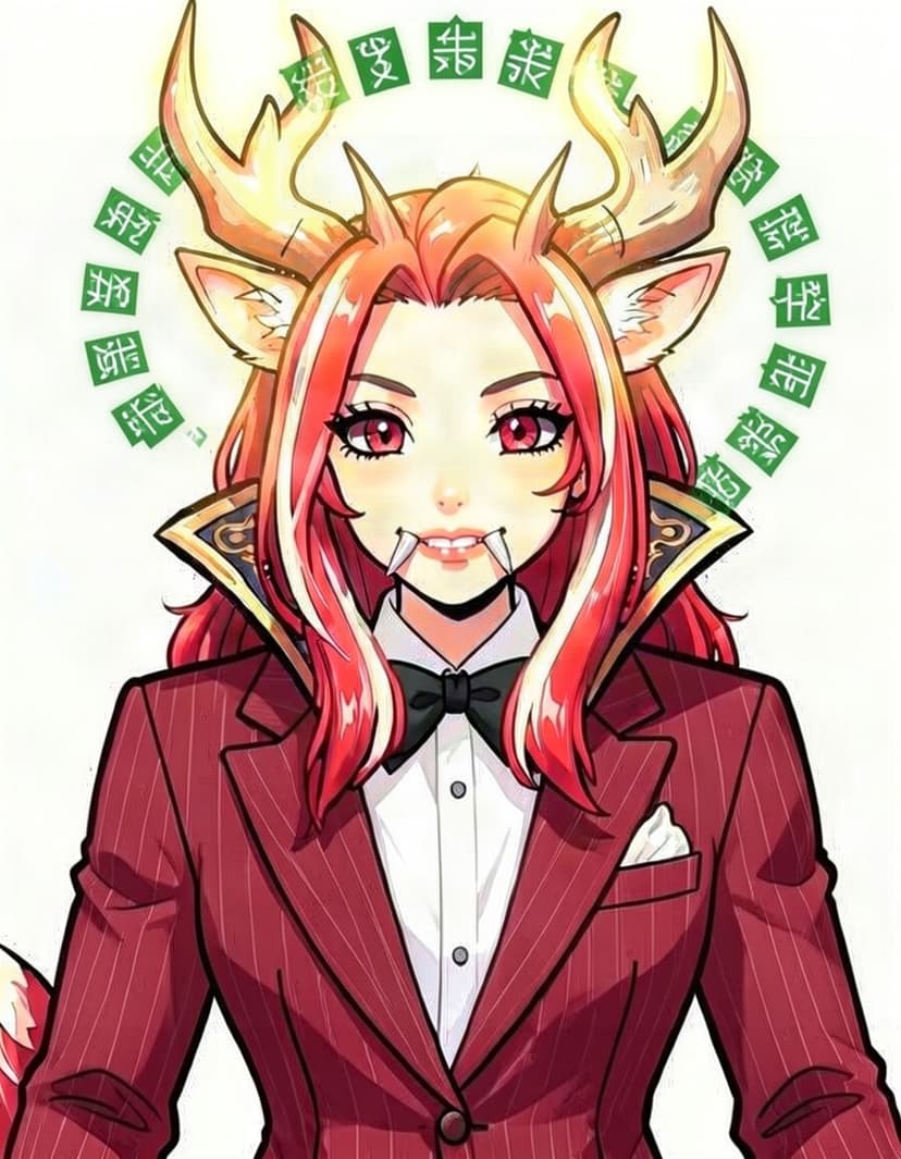 Autumn Crimson, a Hazbin Hotel OC made on GenTube