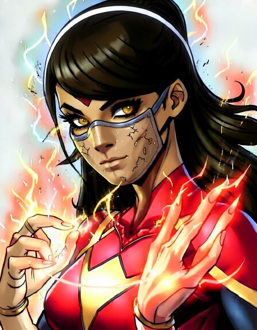 Mischief Veil, a Marvel Superhero OC made on GenTube