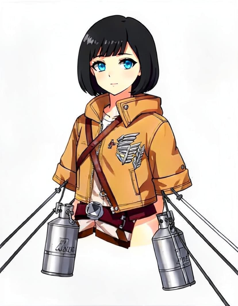 Kirin wong, a Attack on Titan OC made on GenTube