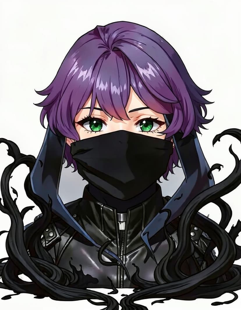 Shadeveil, a Fourth Wing OC made on GenTube