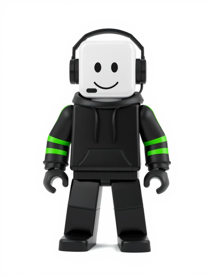 Neonbyte, a Roblox OC made on GenTube