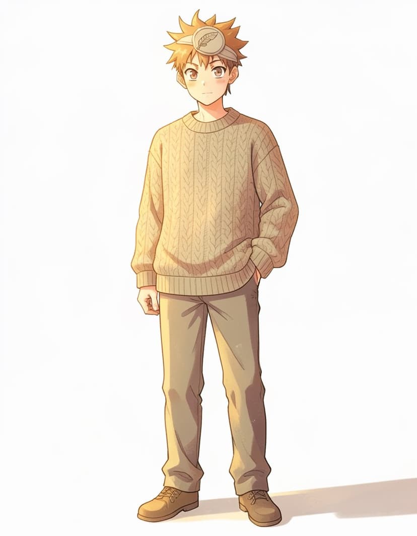 Leafbound Edge, a Naruto OC made on GenTube