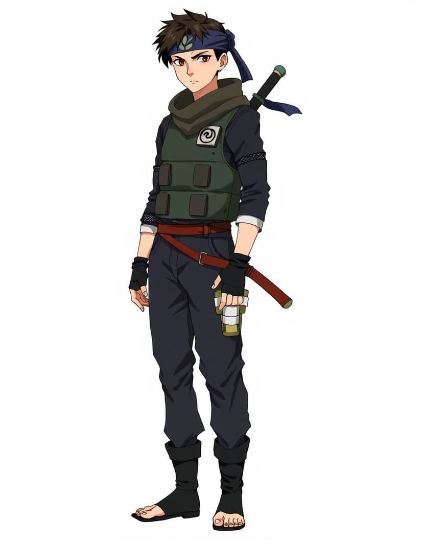 Kazeleaf, a Naruto OC made on GenTube