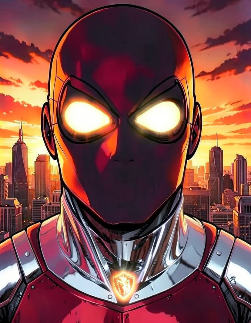 Crimson Veil, a Spider Man OC made on GenTube