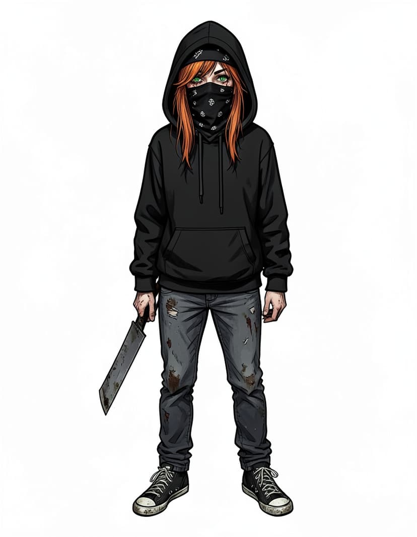 The Harbinger, a Creepypasta OC made on GenTube