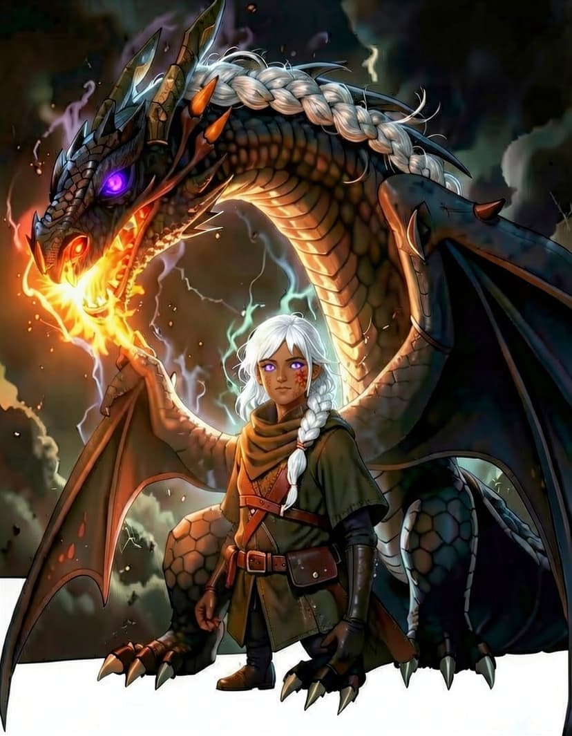 Knightmare, a Game of Thrones Dragon OC made on GenTube