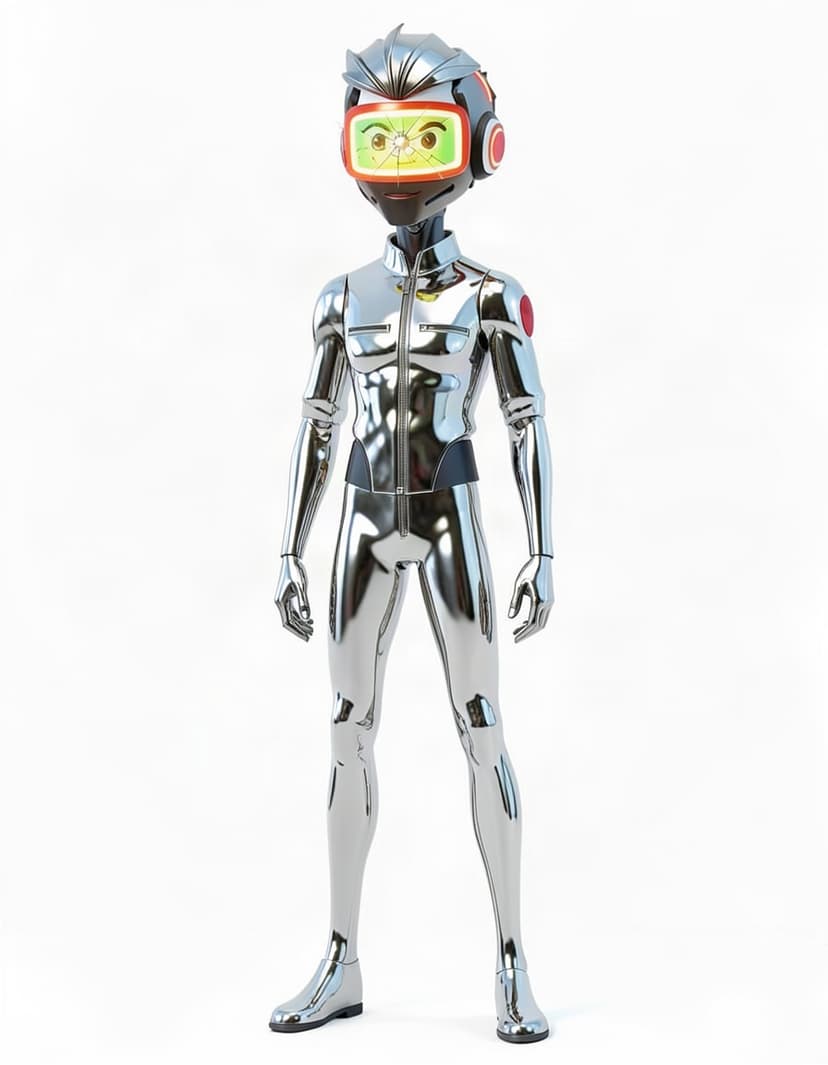 Glintcore, a Murder Drones OC made on GenTube