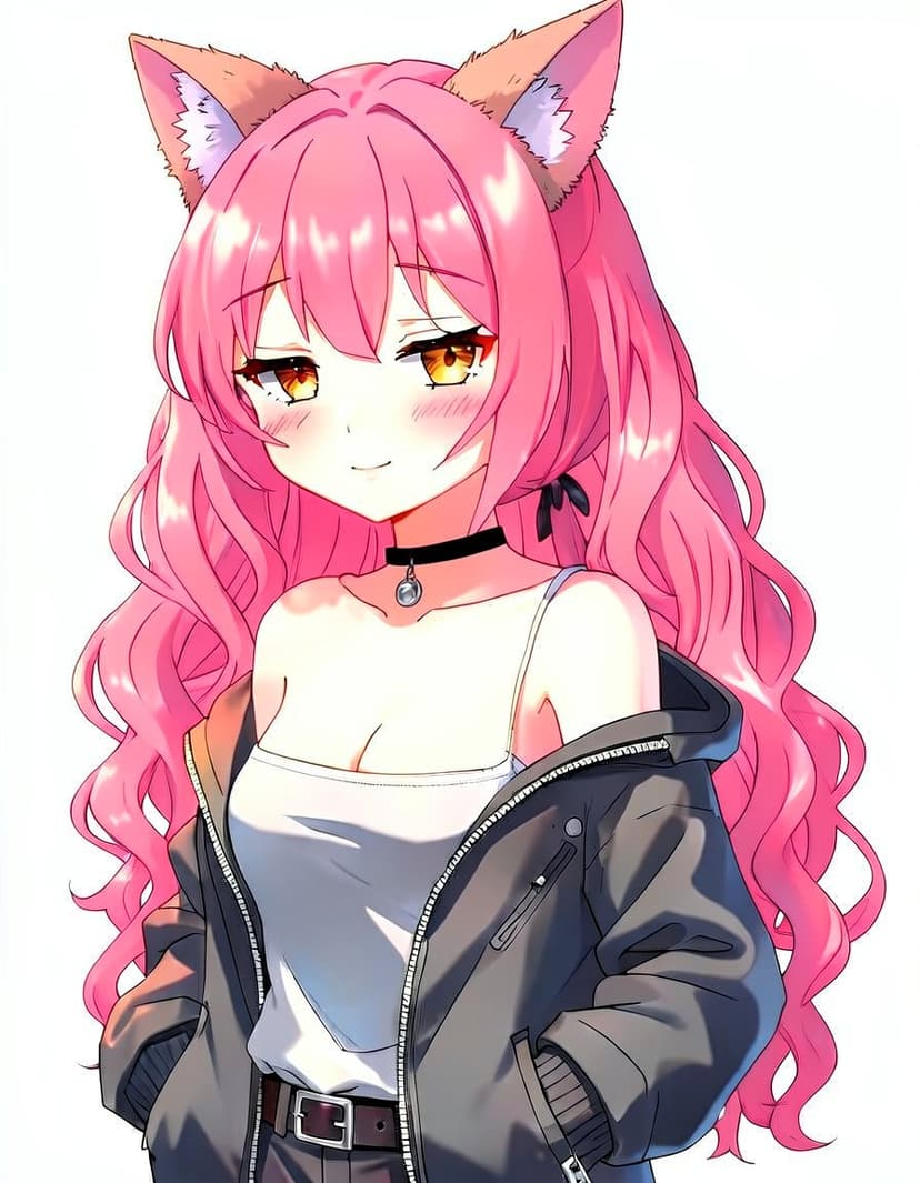 Mira Purris, a Waifu OC made on GenTube