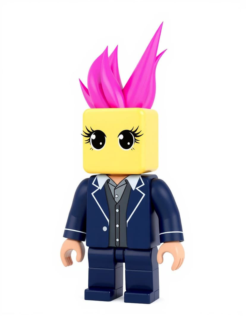 Paleflare, a Roblox OC made on GenTube