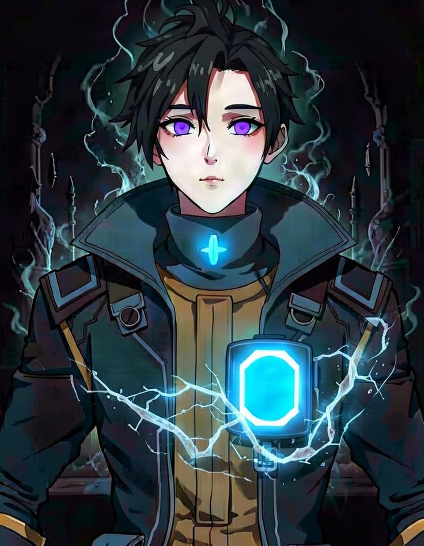 Phantom, a Solo Leveling OC made on GenTube
