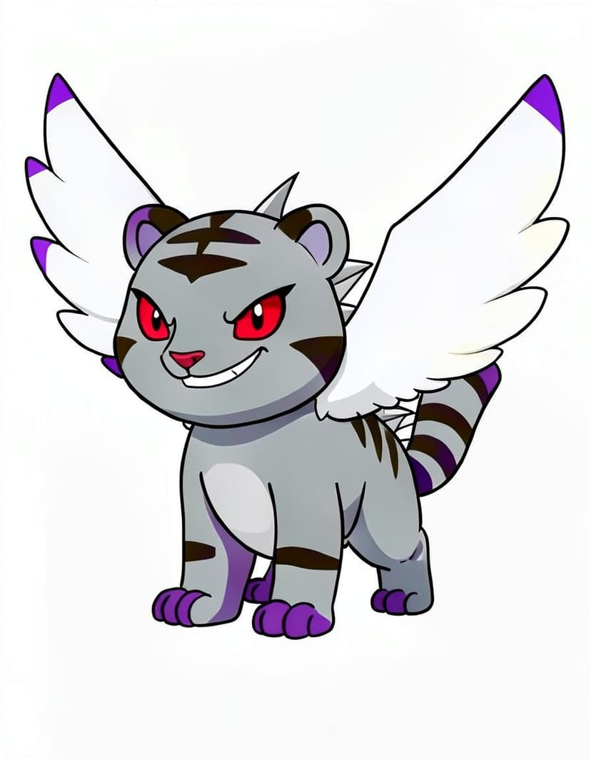Shadeclaw, a Pokemon OC made on GenTube