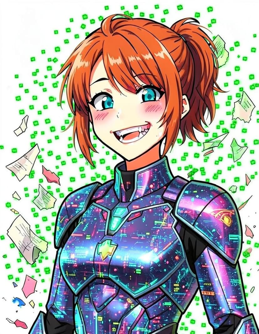 Glitchlash, a My Hero Academia OC made on GenTube