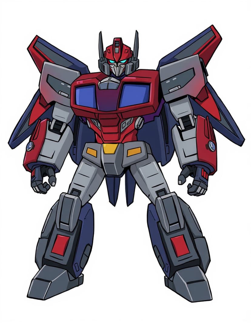 Skyforge, a Transformers OC made on GenTube